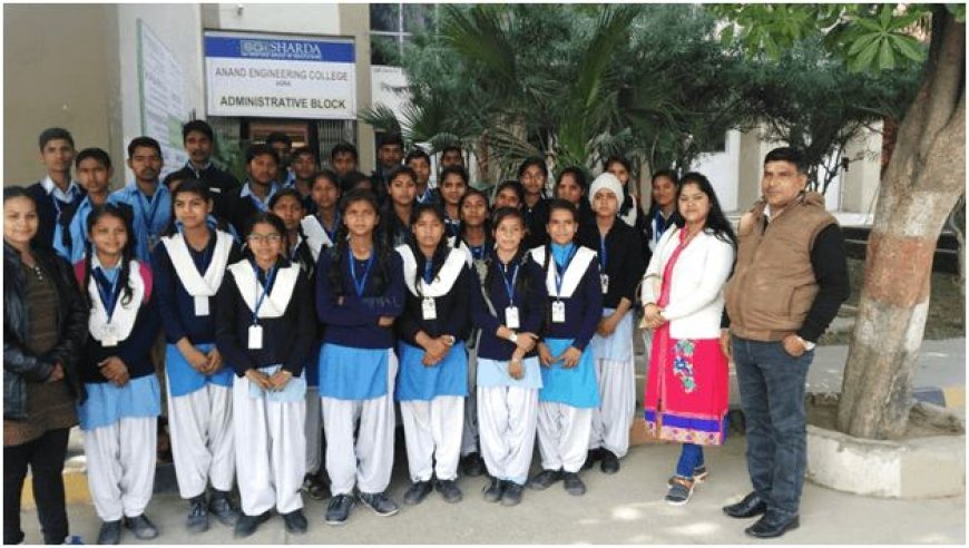 Students of Government High School, Jaupura, Agra visited Anand Campus