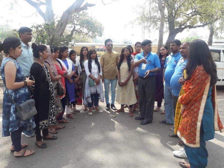 Students of Womens University, Sonipat visit to SOS Bhojnalaya @ HIMCS