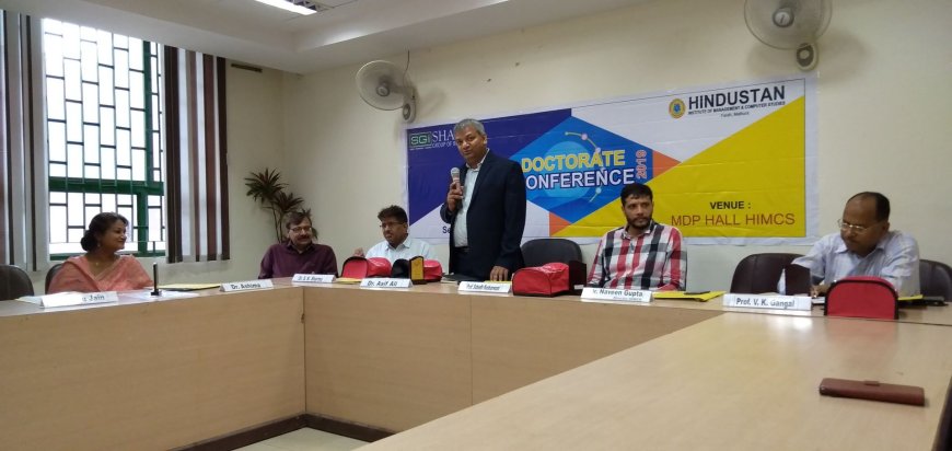 Valedictory of Doctoral Conference-2019