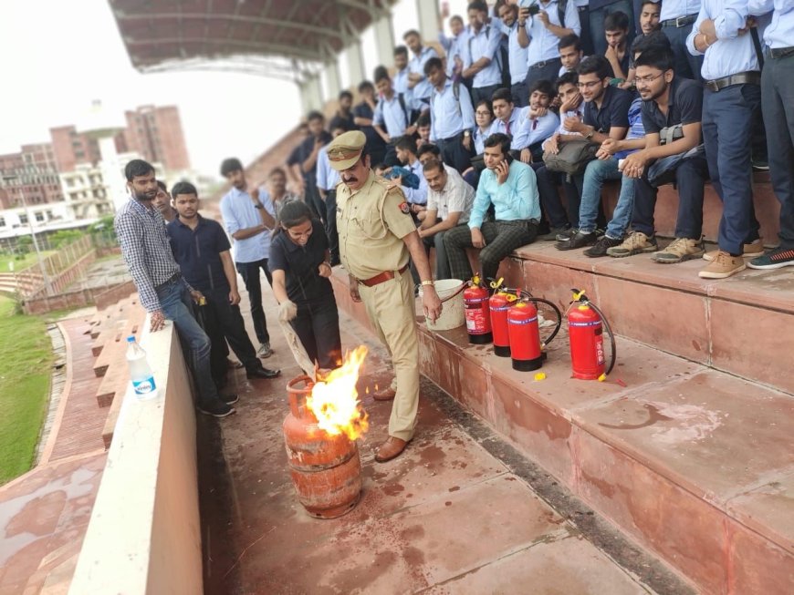 Mock Drill on Fire & Safety