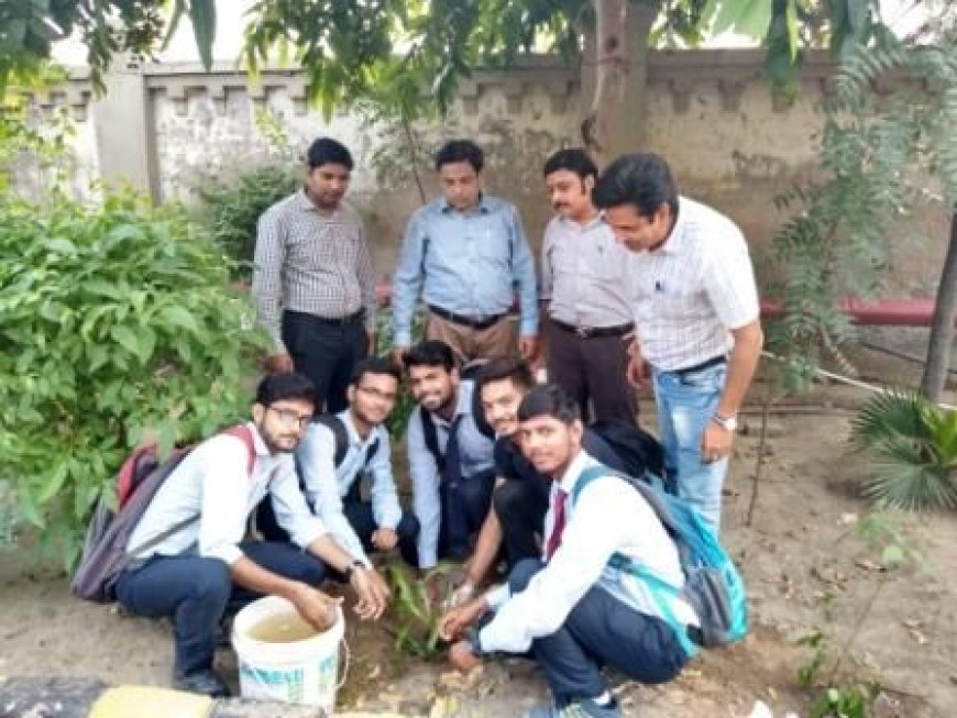 Anand Engg. College Celebrates Birthday of Dr. APJ Abdul Kalam as Plantation the seedling in Campus