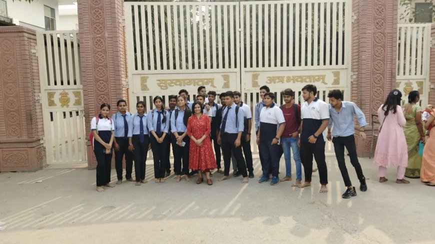 Raman Reti Mathura Trip as Orientation Day Conclusion for First-Year Students at Anand College of Pharmacy SGI