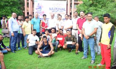 Cross Country Race organised at Hindustan College on the occasion of National Sports Day