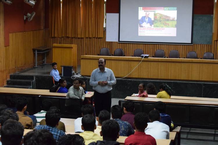 Guest lecture at Anand College of Pharmacy as a part of Induction Program for new entrants